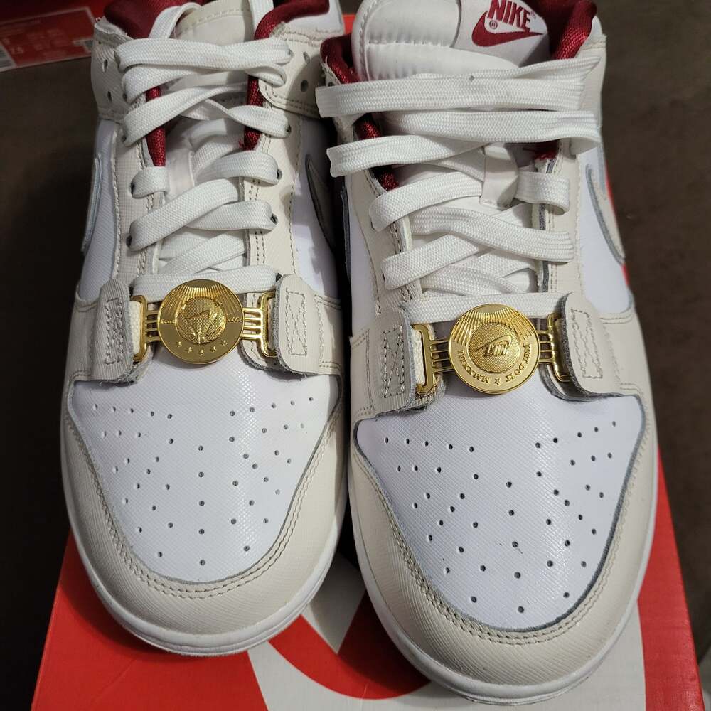 Nike Dunk Low SE Sisterhood White Photon Dust Team Red DV1160-100 Women's